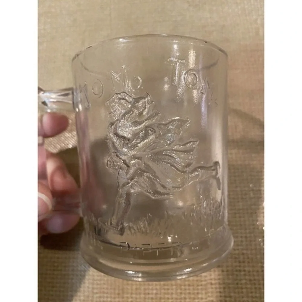 Vintage Depression Glass Humpty Dumpty and Tom Tom the Piper’s‎ Son Mug